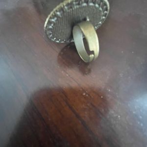 brass jewelry from russia ring and pendant